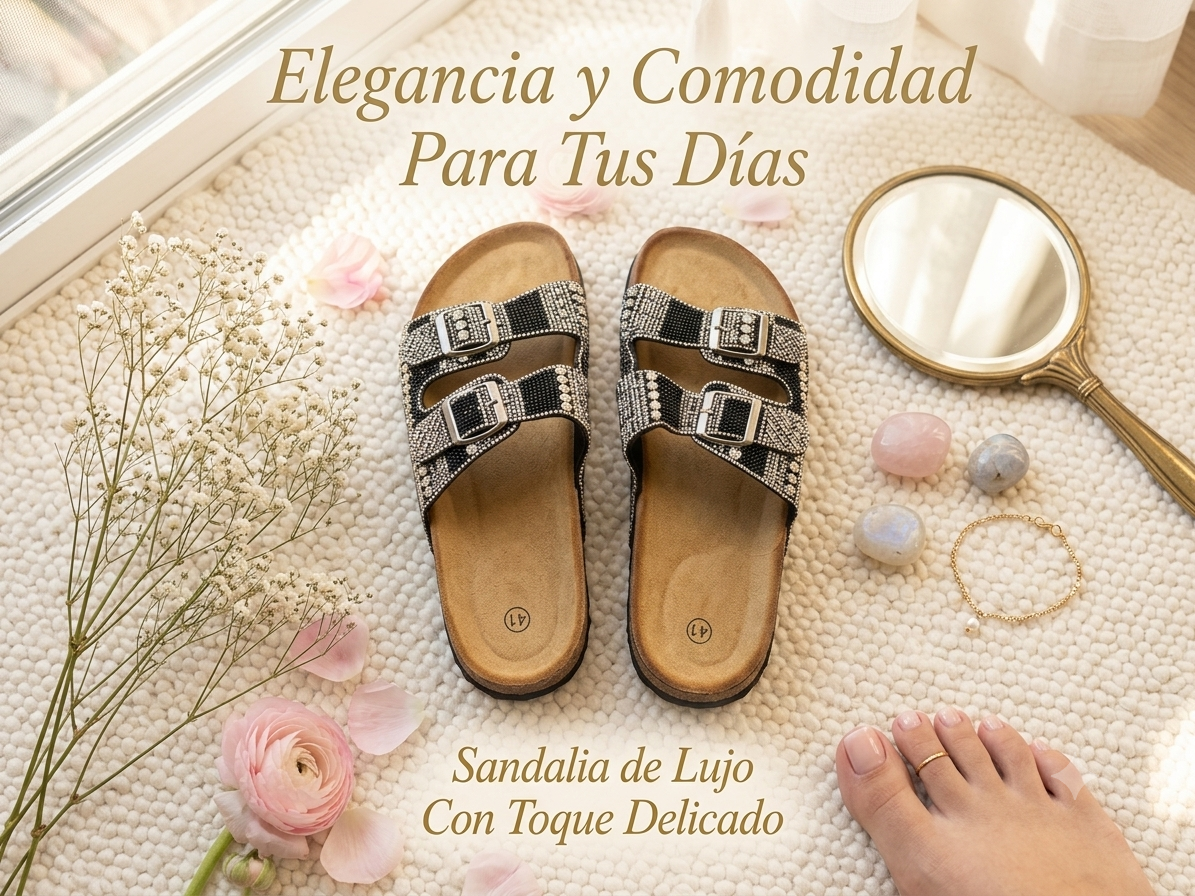 Sandalias Elegancia y Brillo